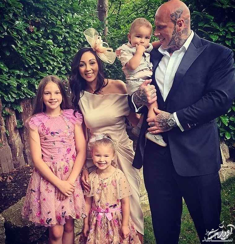 عکسی زیبا از همسر و خانواده مارتین فورد رقیب بریتانیایی هالک ایرانی